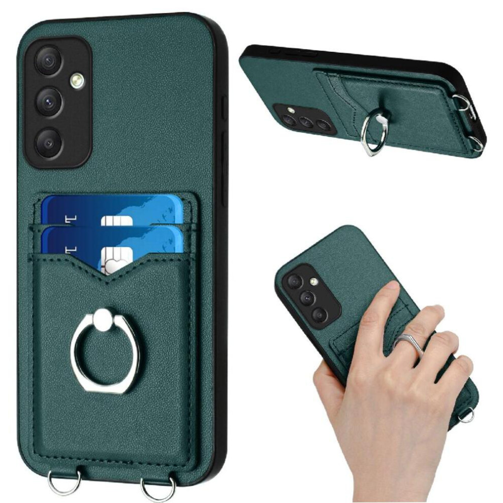 (Green) Samsung Galaxy A34 5G Case With Kickstand Green 764549365432