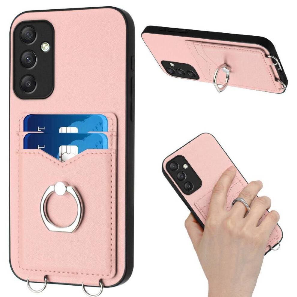 (Pink) Samsung Galaxy A34 5G Case With Kickstand Pink 764549365425