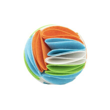 Snuffle ball Dog Puzzle Toys Increase IQ Slow Dispensing Feeder Pet Cat Trainiod L - C