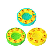 Interactive Slow Feeder Toy for Dogs Cats Pet Puzzle Hidden Treat Food Dispenser Lake Blue