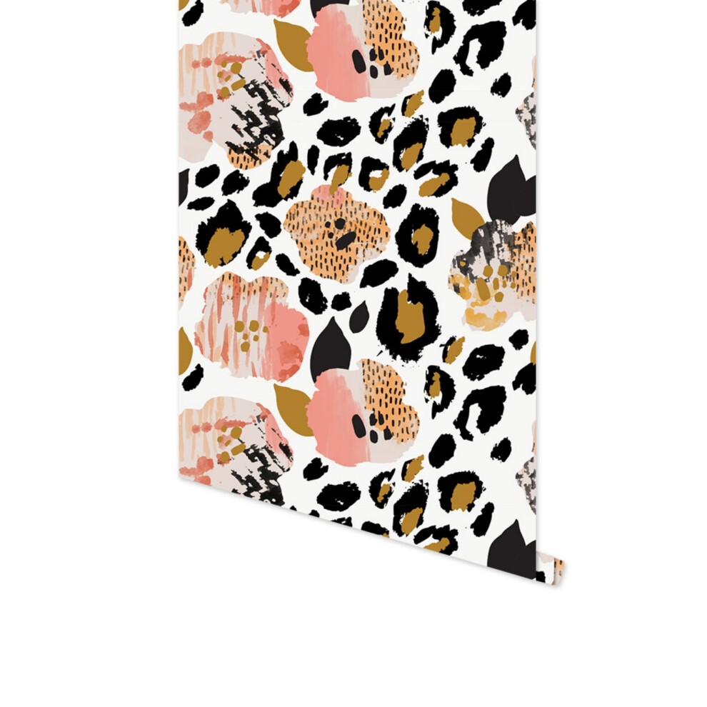 (Rw201) Peel And Stick Tiger Pattern Wallpaper, Self-Adhesive Animals Wall Murals, Use As Wall Paper, Contact Paper Or Shelf Paper 18 X 118 Inch Roll 6915070995320