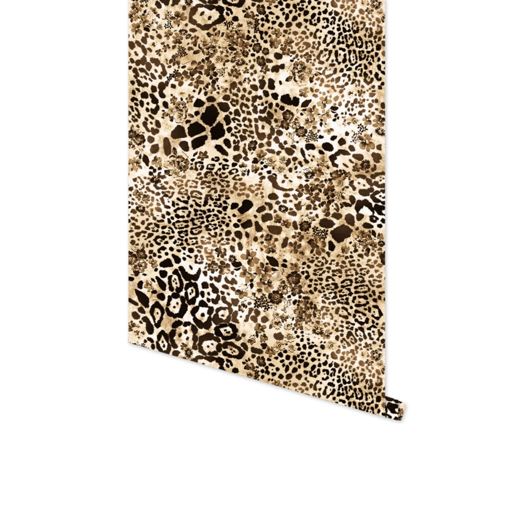 (Rw202) Peel And Stick Tiger Pattern Wallpaper, Self-Adhesive Animals Wall Murals, Use As Wall Paper, Contact Paper Or Shelf Paper 18 X 118 Inch Roll 6915070995337