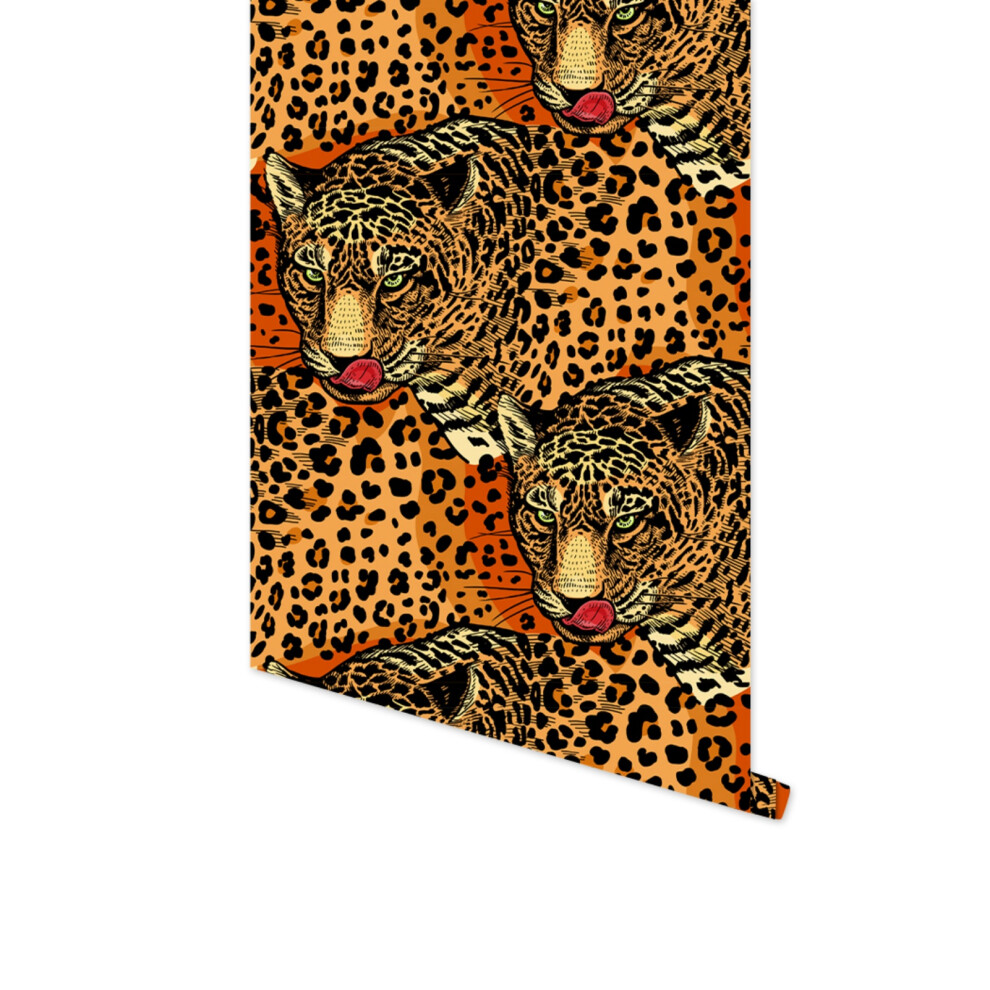 (Rw212) Peel And Stick Tiger Pattern Wallpaper, Self-Adhesive Animals Wall Murals, Use As Wall Paper, Contact Paper Or Shelf Paper 18 X 118 Inch Roll 6915070995436