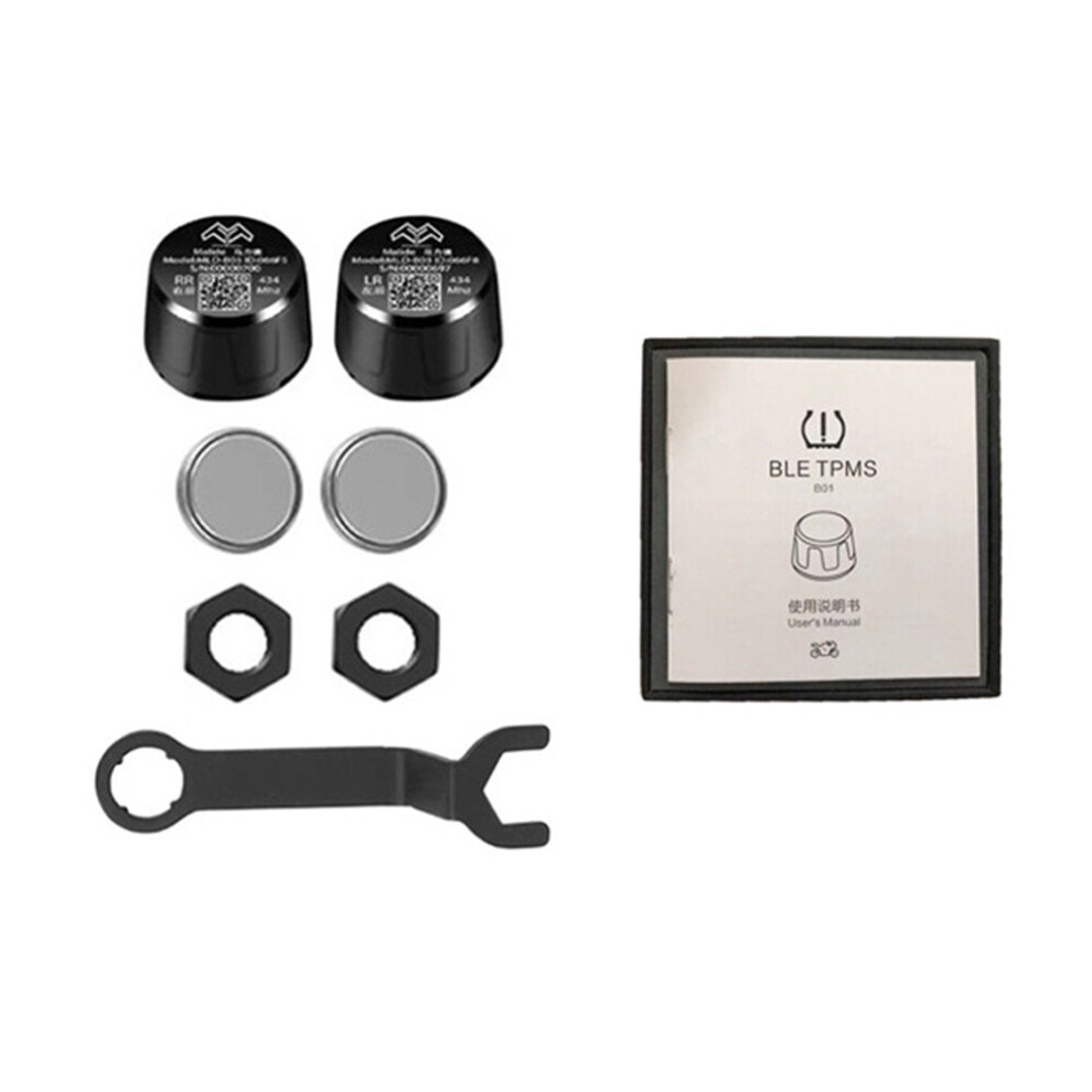 bluetooth APP Tire Pressure Monitor Motorcycle Wireless High Precision Motor Tire Pressure Sensor for Electric Vehicles-image-OPC-PFZNWYH-NEW