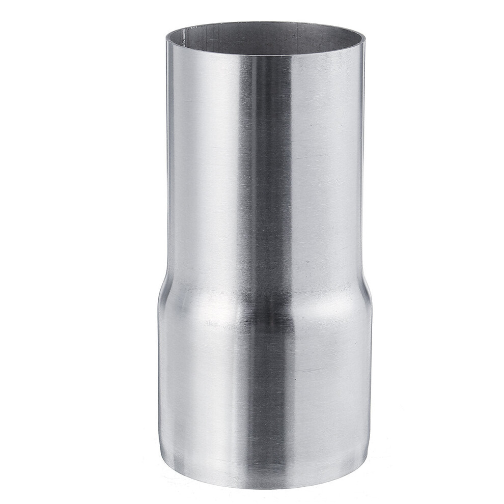 2.5 Inch To 2.25 Inch Exhaust Reducer Connector Adapter Pipe Tube Stainless Tapered Standard Universal Silver 6093316937744