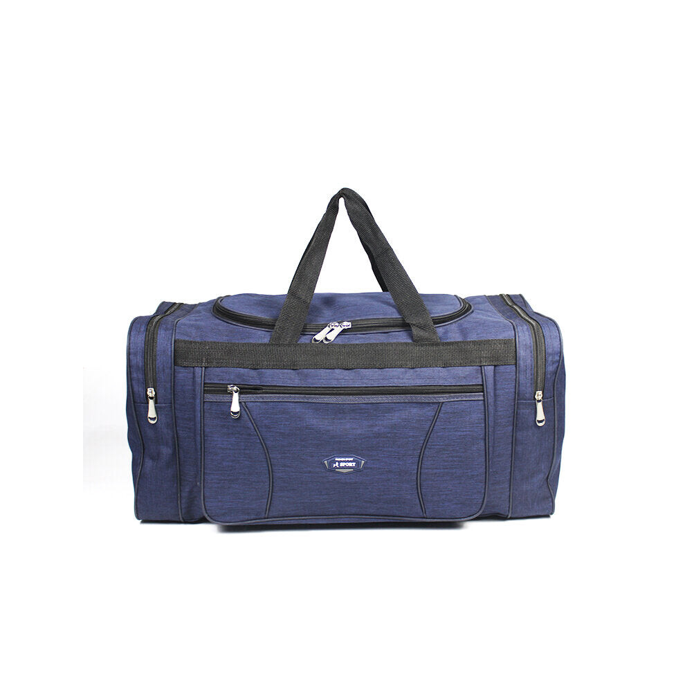 (Blue, M) Multi-Size Oxford Fitness Training Gym Bag Durable Outdoor Travel Handbag Sport Tote Bag For Male Female
