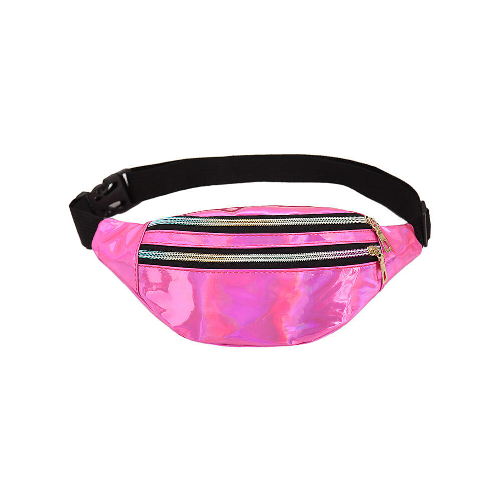 (Pink) Multifunctional Chest Bag Outdoor Camping Traveling Crossbody Bag Waist Bag-image-OPC-PFZNXC2-NEW