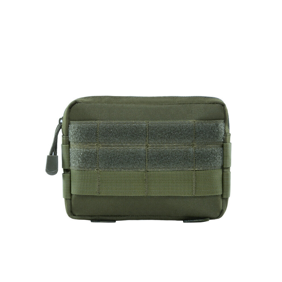 (Army Green) Waterproof Oxford Fabric Bag Military Tactical Molle Waist Bag Utility Pouch Emergency Pocket Bag-image-OPC-PFZNXD6-NEW