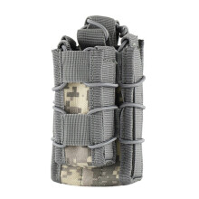 (Grey) Magazine Pouch Molle Holder Accessory Bag Tactical Bag For Camping Hunting