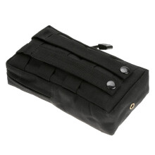 (Black) Outdoor Hunting Waterproof Accessories Storage Bag MOLLE Camouflage Sports Tactical Bag