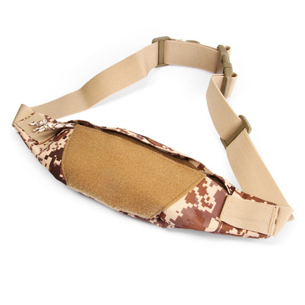 (Desert digital) Outdoor Women Men Tactical Waist Bag Adjustable Sports Bag Bicycle Camping Hiking Traveling Climbing Bag-image-OPC-PFZNXJN-NEW