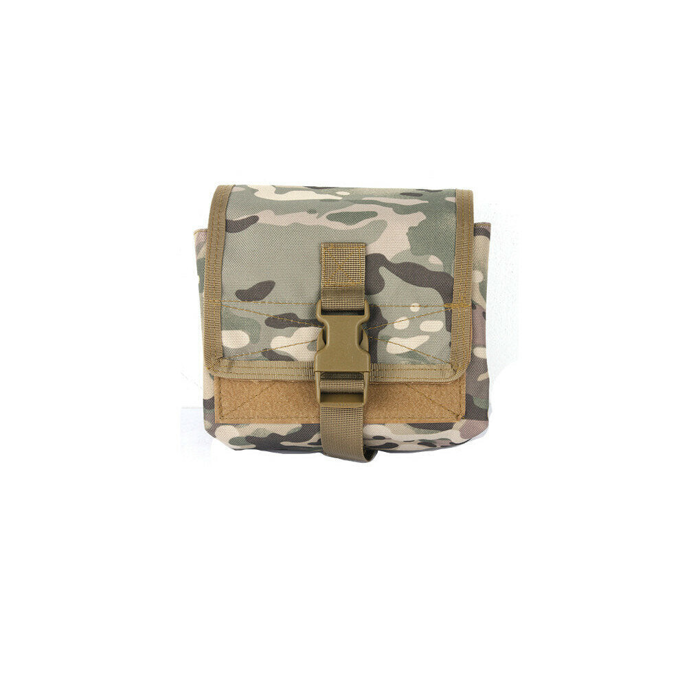 (CP) Three Soldiers Nylon Outdoor Military Tactical Waist Bag Camping Trekking Travel Camouflage Bag