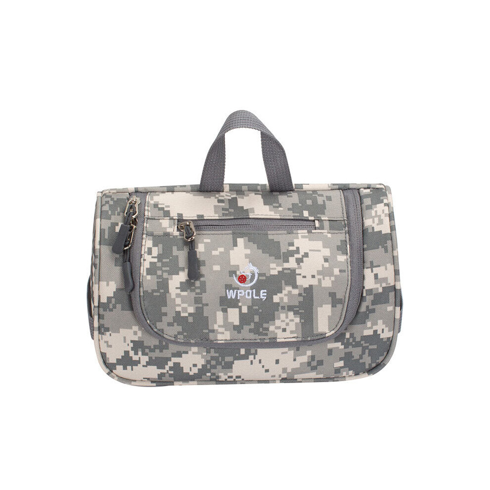 (Black+White) Outdoor Tactical Bag Military Camouflage 3P Bag Adjustable Belt Waterproof Camera Bag