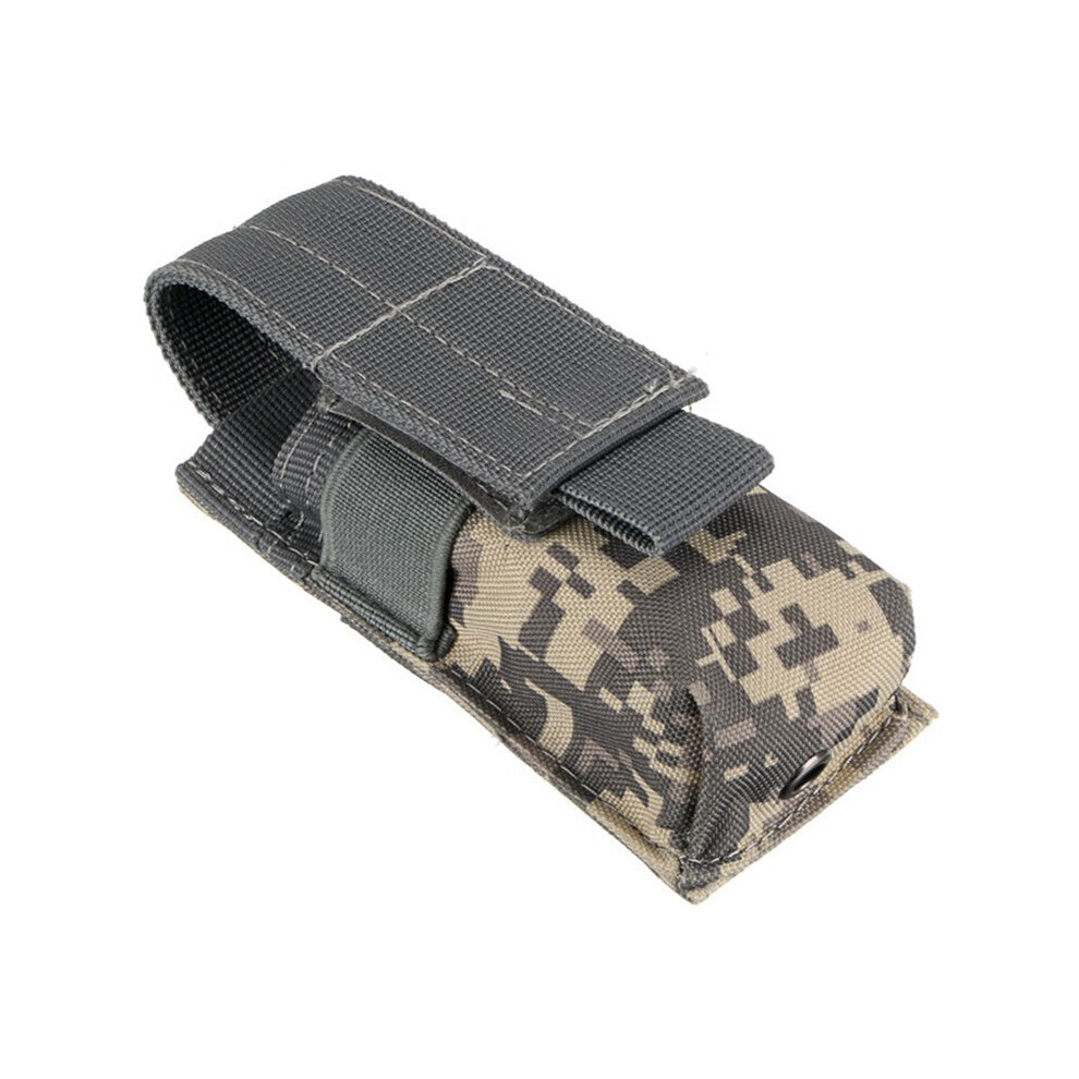 (white camouflage) Nylon Single Mag Pouch Insert Flashlight Combo Clip Carrier For Duty Belt Hunting Gun Accessories