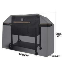 (M) BBQ Gas Grill Waterproof Cover Barbecue Stove Dust Protector For Jennair Uniflame Lowes