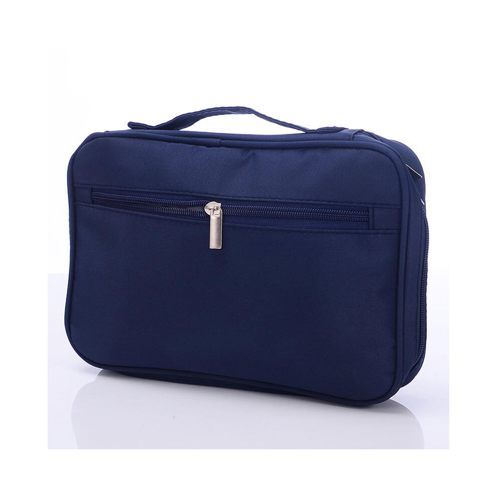 Greenzech (Navy) Nylon Women Travel Cosmetic Bag Waterproof Makeup Tool Storage Finishing Handbag Organizer Accessories