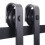Sliding Barn Single Wood Door Hardware Roller Track Kit Antique Style 7