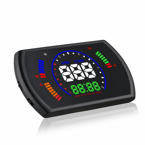 Multi Functions Car HUD Head Up Display Over Speed Alarm Projector Speedometers 2