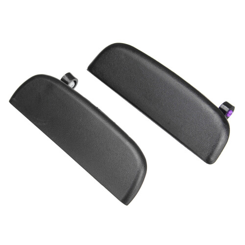 (Left) Left or Right Black Car Front and Rear Outer Door Handle Knob 1