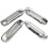 (Left, Front) Chrome ABS Outer Exterior Door Handle For Mitsubishi Montero Pajero 1