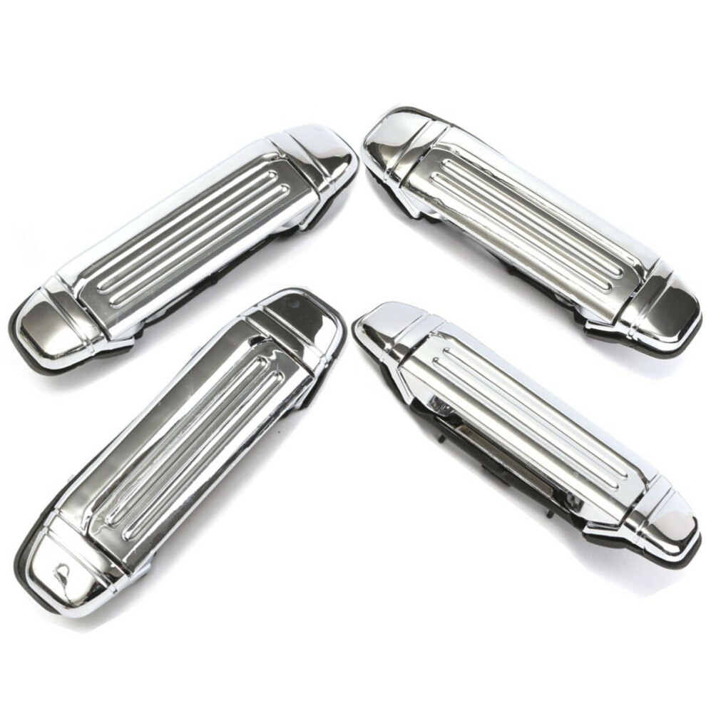 (Left, Front) Chrome Abs Outer Exterior Door Handle For Mitsubishi Montero Pajero 4250937560498
