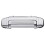 (Left, Front) Chrome ABS Outer Exterior Door Handle For Mitsubishi Montero Pajero 4