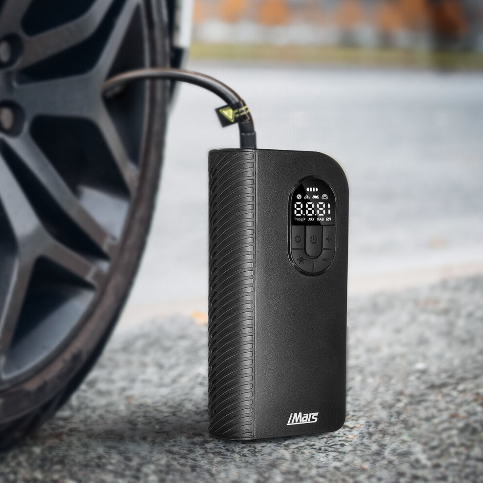 6000Mah 150Psi Digital Wireless Inflatable Pump Car Power Type-C Dual Charging Led Tyre Inflator Power Bank 4250937589727