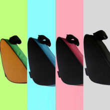 (Black Red) Bicycle Tube PackagE-mountain Bike Saddle Bag Color Optional