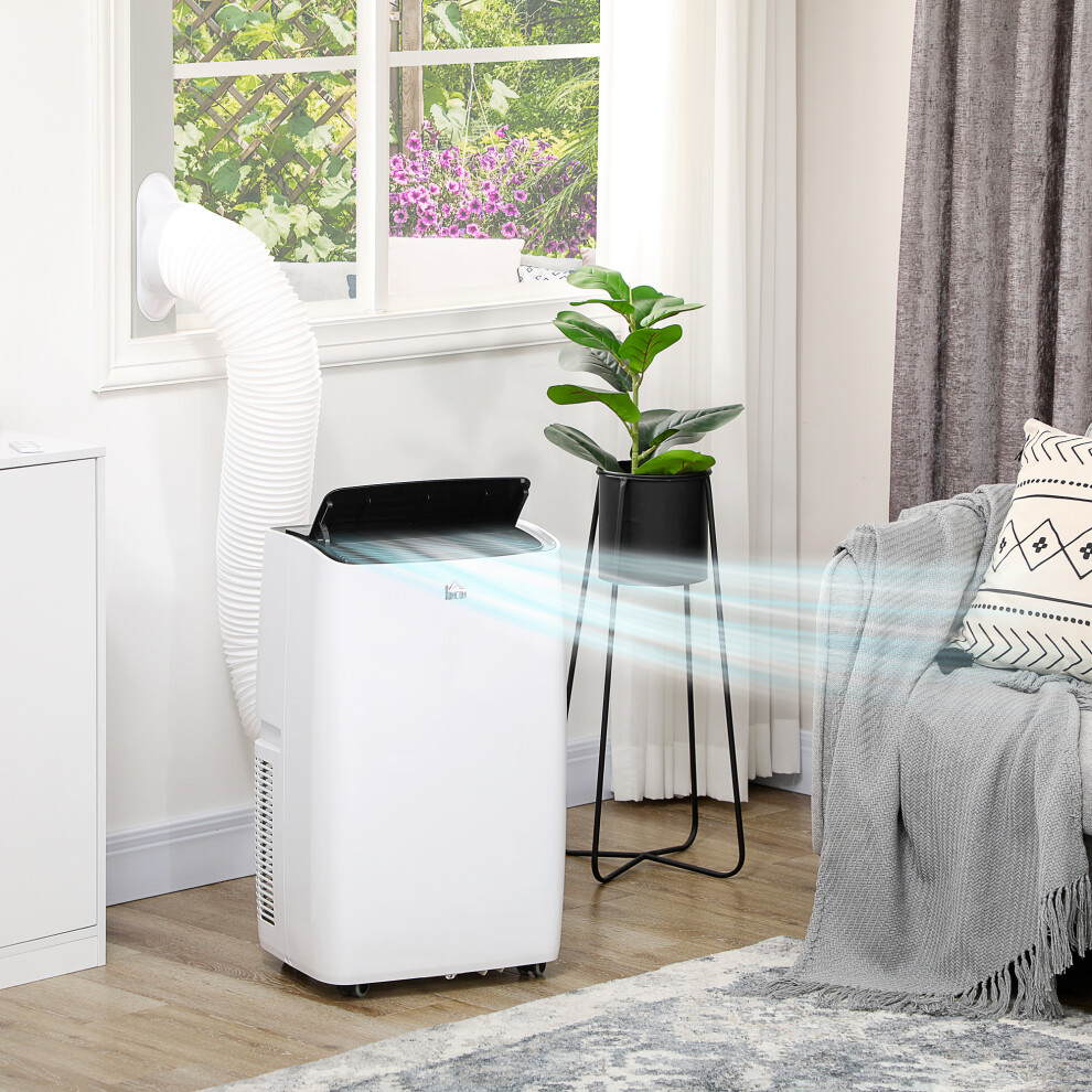 HOMCOM 14,000 BTU Portable Air Conditioner Unit with Remote, 24H Timer