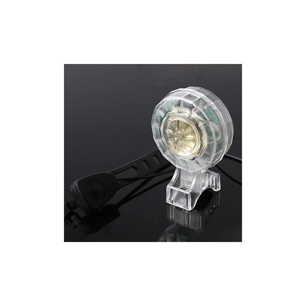 2 In 1 120dB Bike Bell LED Warning Light For Electric Scooter E-bike 5 Modes USB Charging Waterproof Low Noise Bike Alarm