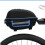 (Black + Red) Hard Shell Type Drop-proof Large Capacity Convenient Installation Free Waterproof Cover Bicycle Rack Bag 8