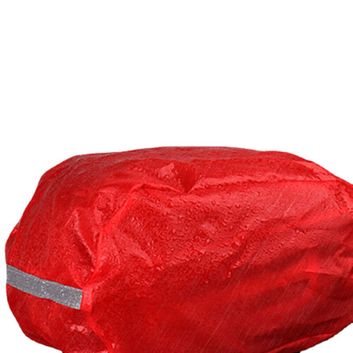(Black + Red) Hard Shell Type Drop-proof Large Capacity Convenient Installation Free Waterproof Cover Bicycle Rack Bag 2
