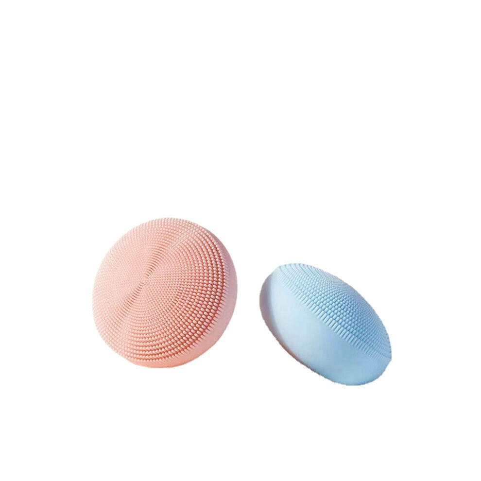 (Pink) Electric Sonic Facial Cleanser Brush Type-C IPX7 Waterproof