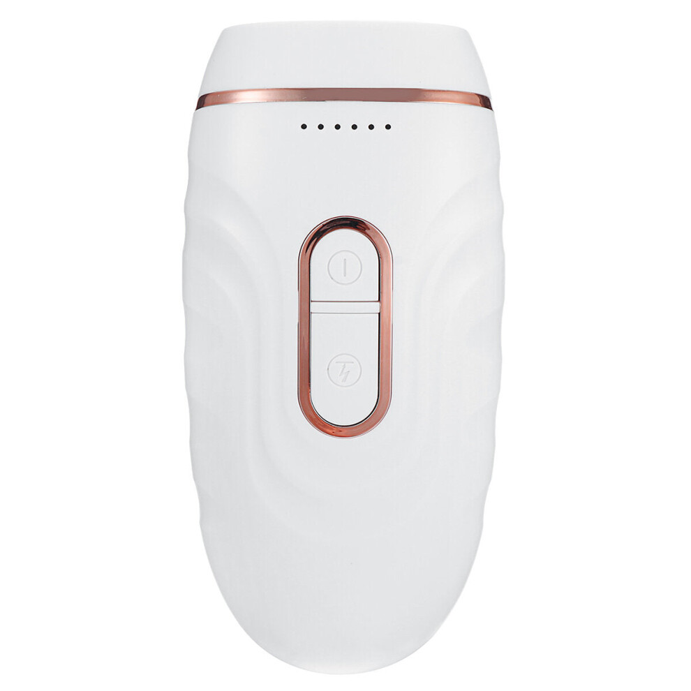 (White, EU Plug) IPL Laser Handheld Epilator 5 Energy Levels Skin Rejuvenation Hair Remover 5 Setting Level Fast Heat Dissipation Low Noise Epilator