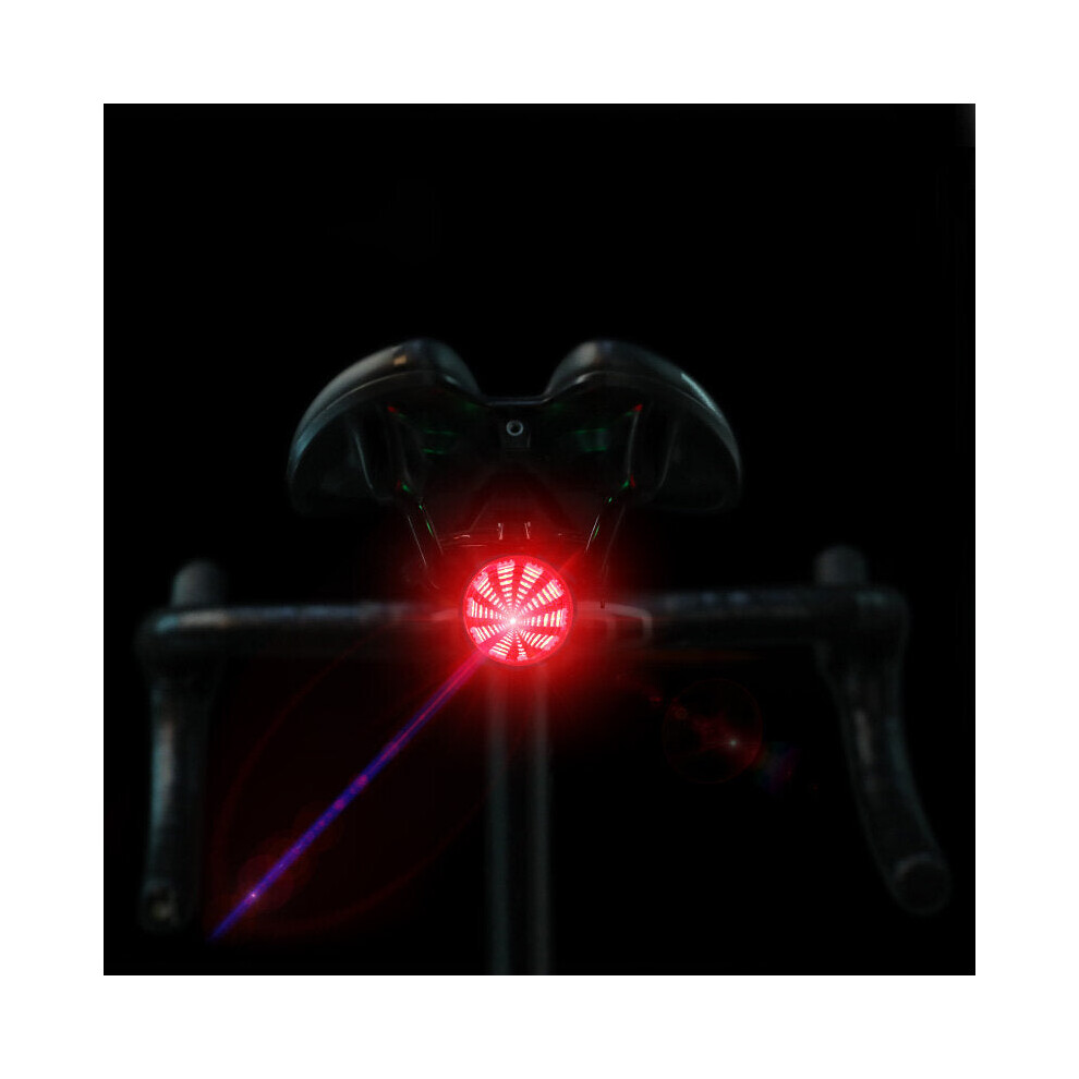 Bike Taillight 3 Modes USB Rechargeable Mini Portable Bicycle Rear Lamp Waterproof Outdoor