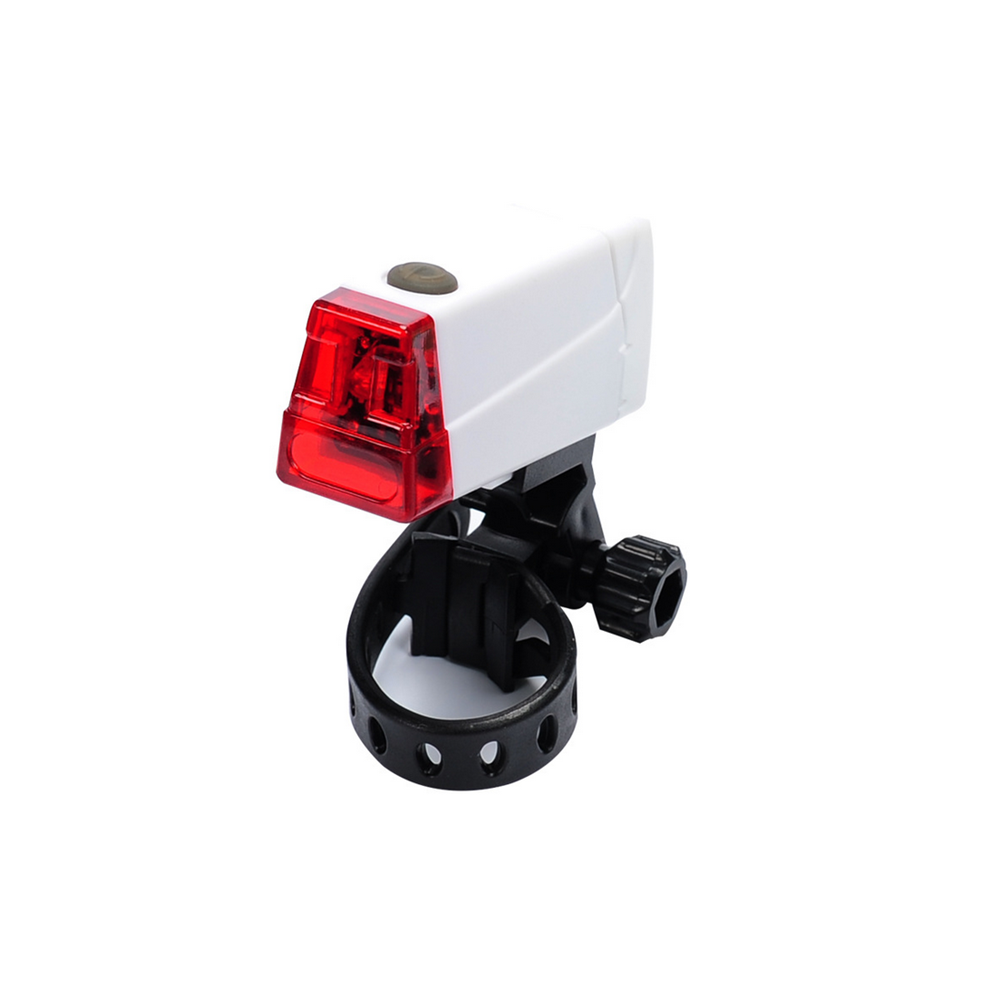 (White) LED BiKe Taillight Safety Warning Light MTB Taillight Direction Adjustable