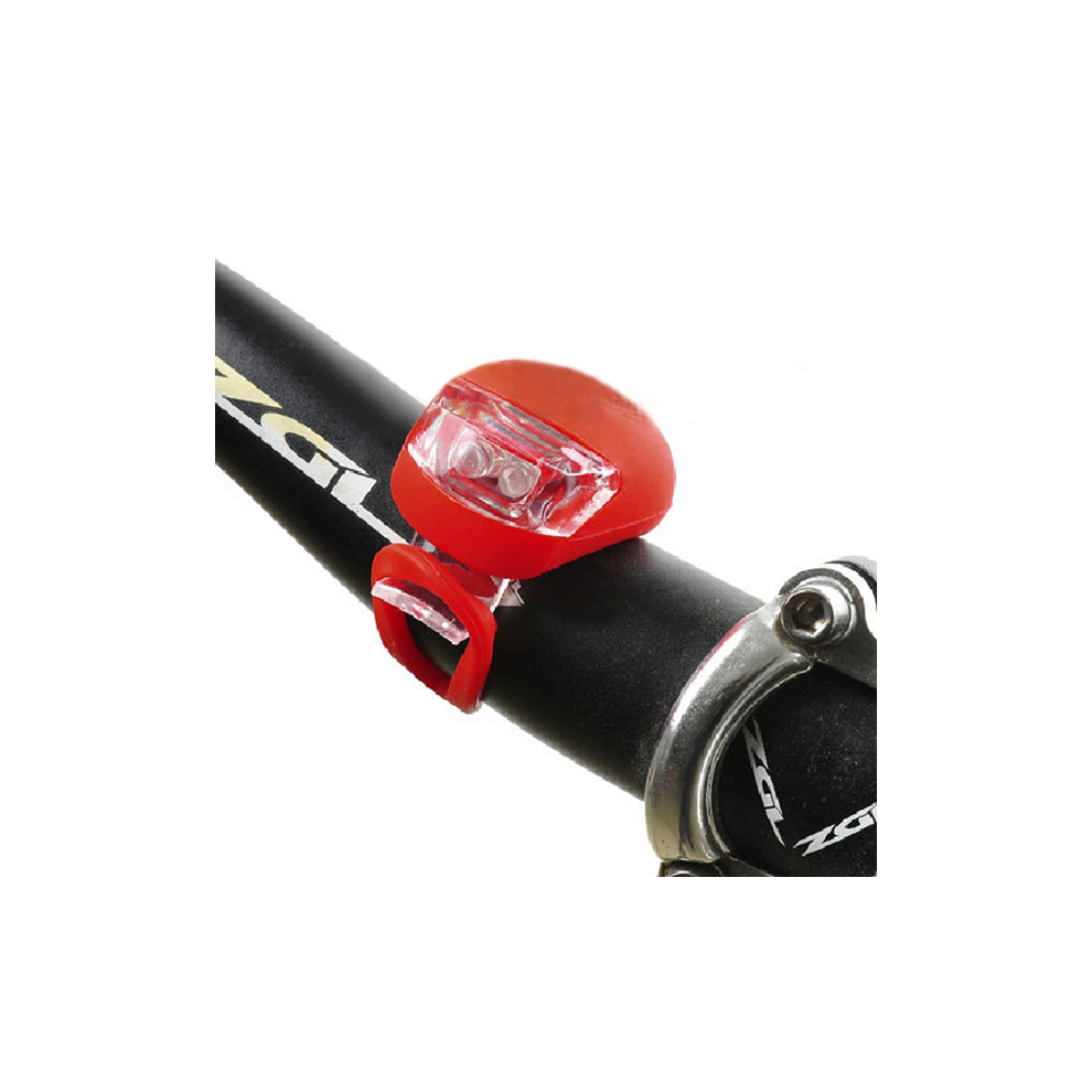 (Red) Electric Scooter Motorcycle E-bike Bike Bicycle Cycling Light Waterproof Sili