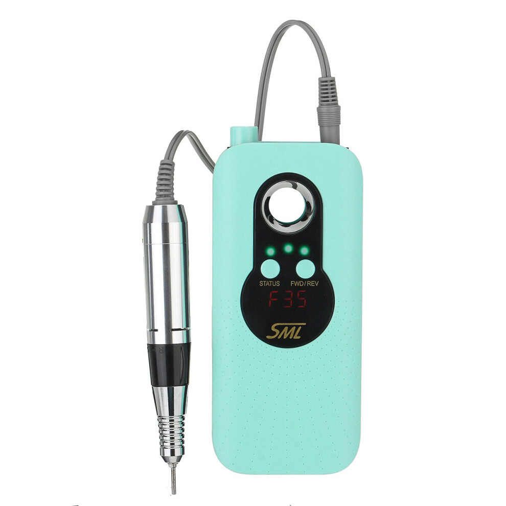 Greenzech Green (Green) 35000Rpm Electric Nail Drill Machine Portable Rechargeable Manicure Pedicure Machine