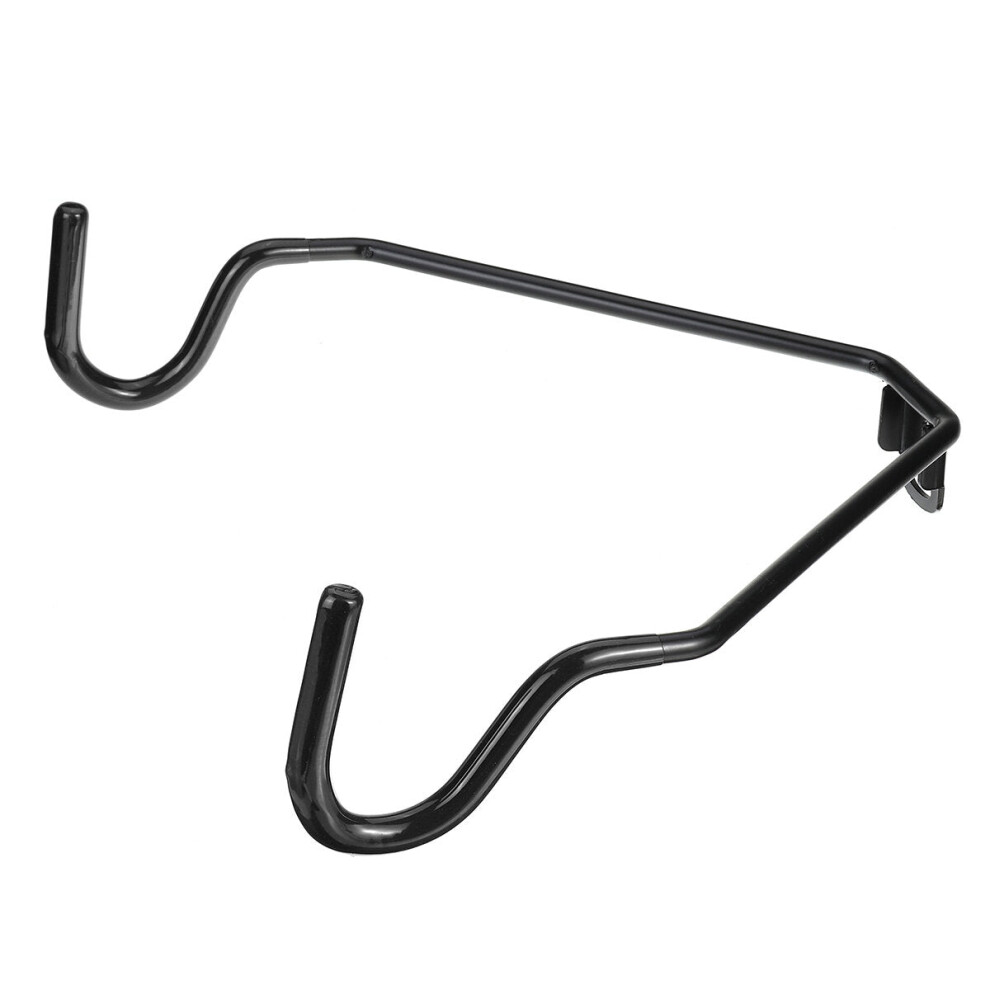 (BLack) 40kg Bike Wall Mount Bicycle Holder Stand Rack Metal Road Mountain Bike Stand Display Mount Hook
