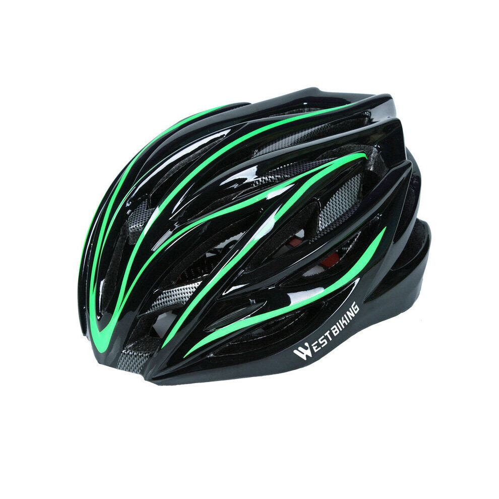 (Green) Bike Helmet Ultralight Integrally Molded Breathable Bicycle Protection Outdoor Cycling Helmet Cycling Equipment-image-OPC-PFZNYW8-NEW