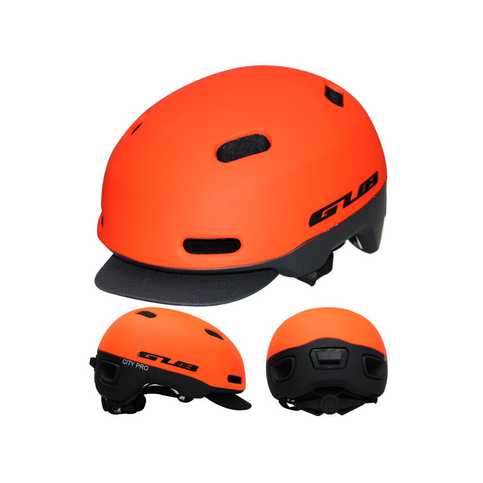(Orange, M) Breathable Cycling Helmet Ultralight In-mold Bicycle Helmet Road Bike Helmet Safety Hat For Men Women