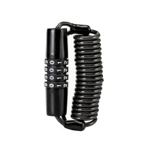 (B) Bike Cable Code Password Lock 4 Number Bike Combination Motorcycle Riding Safety Lock Outdoor Camping Cycling