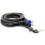 (Black) Universal Coil Cable Bike Cycle Bicycle Security Lock 5