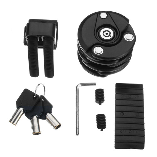 Foldable Anti Theft Folding Hamburg Chain Bicycle Motorcycle Security Lock 1