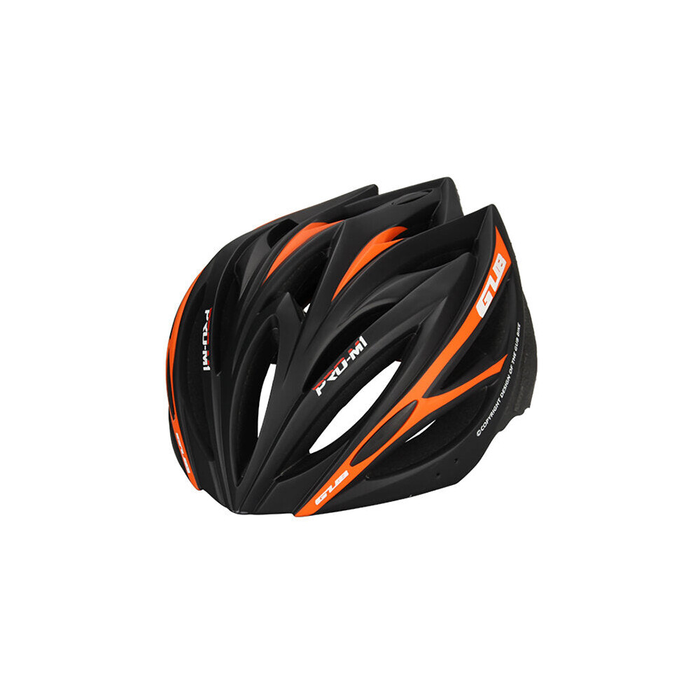 (Orange) Dual Purpose Helmet Sweat Absorbing Safe Light Weight Fashionable Design Helmet