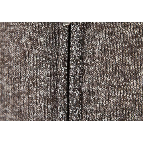(2XL,Light Grey)Men's Knitted Cardigans Casual Full Zip Sweaters 2