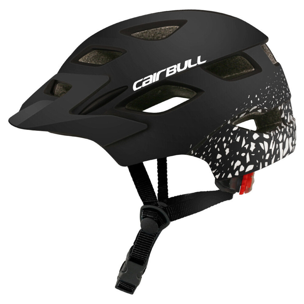 (Black&Silver) Kids Helmet Bicycle Scooter Balance Wheel Safety Helmet With Taillight