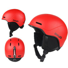 (Red) Safety Winter Outdoor Sports Helmet Warm Snowboard Ski Helmets Men Women Light Crash Snow Helmets Integrally-molded Skate Helmet