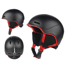 (Black) Safety Winter Outdoor Sports Helmet Warm Snowboard Ski Helmets Men Women Light Crash Snow Helmets Integrally-molded Skate Helmet