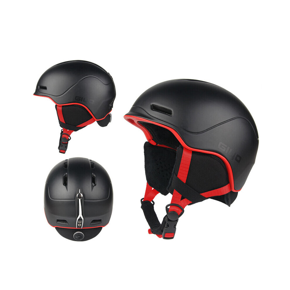 Greenzech (Black) Safety Winter Outdoor Sports Helmet Warm Snowboard Ski Helmets Men Women Light Crash Snow Helmets Integrally-molded Skate Helmet
